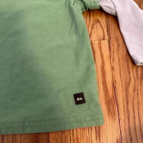 Tea Collection Green Owl Shirt baby size 9-12 months - Picture 7 of 8